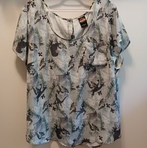 Torrid Limited Edition Jurassic Park Blouse